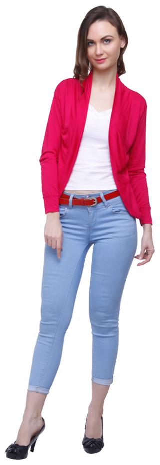 

Rane women solid casual nd party wear cotton shrug