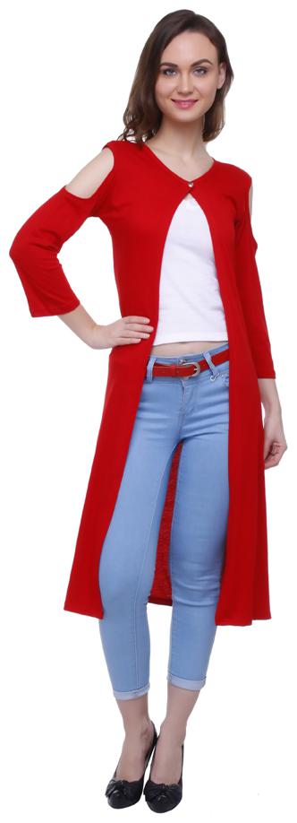 

Rane women solid casual nd party wear cotton shrug