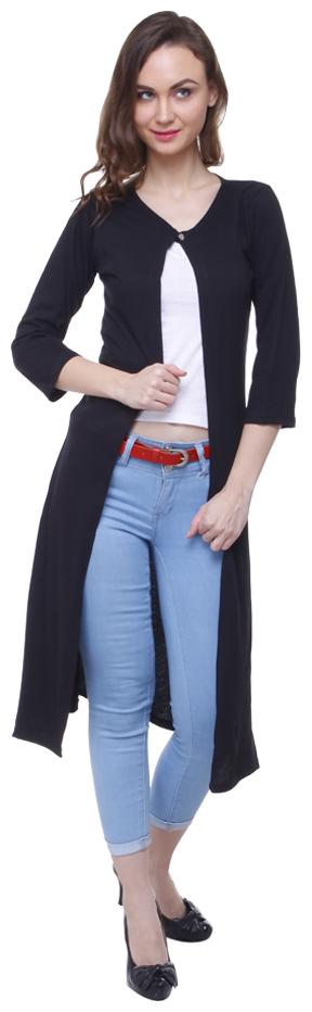 

Rane women solid casual nd party wear cotton shrug