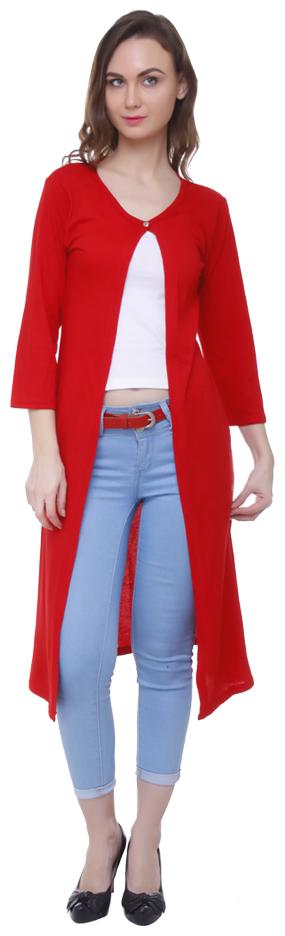 

Rane women solid casual nd party wear cotton shrug