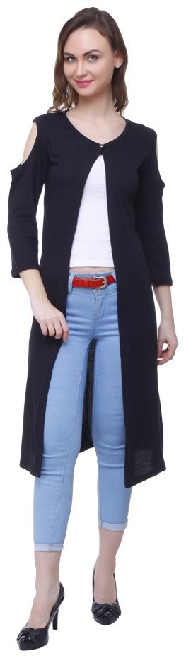 

Rane women solid casual nd party wear cotton shrug