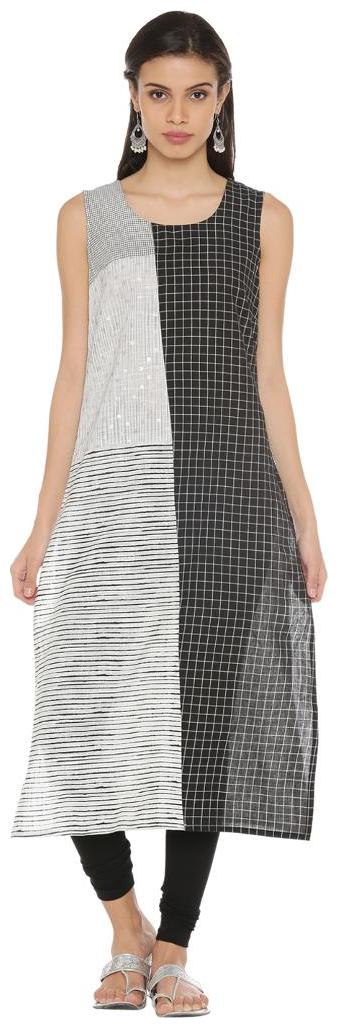 

Rangmanch By Pantaloons Women White Printed Regular Kurta
