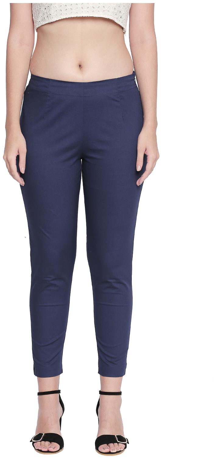 

Rangmanch By Pantaloons Women Blue Regular fit Regular pants