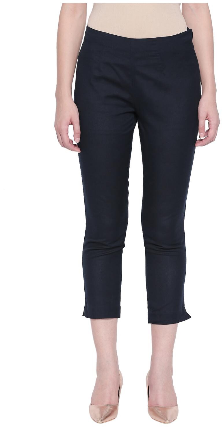 

Rangmanch By Pantaloons Women Blue Regular fit Regular pants