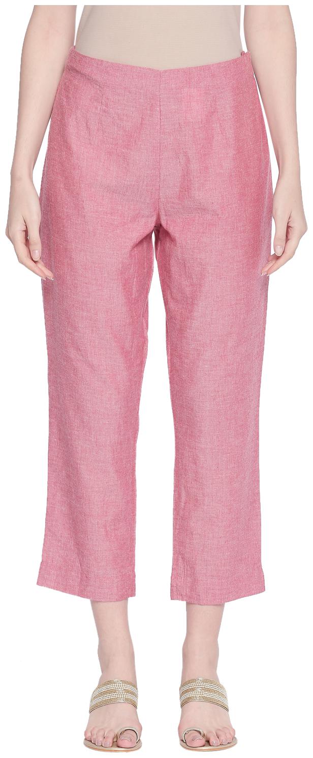 

Rangmanch By Pantaloons Women Red Regular fit Regular pants