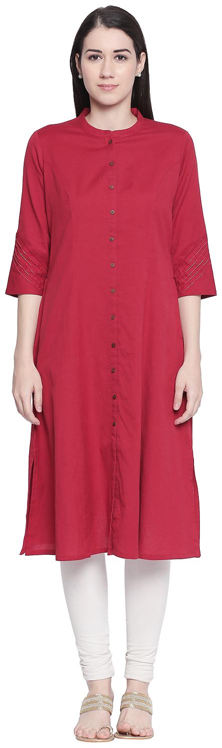 

Rangmanch by Pantaloons Women Kurta Red