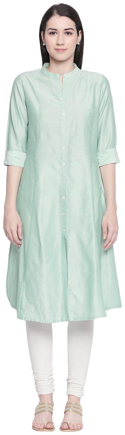 

Rangmanch by Pantaloons Women Kurta Green