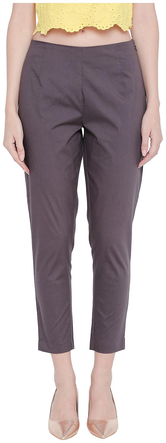 

Rangmanch By Pantaloons Women Grey Regular fit Regular pants