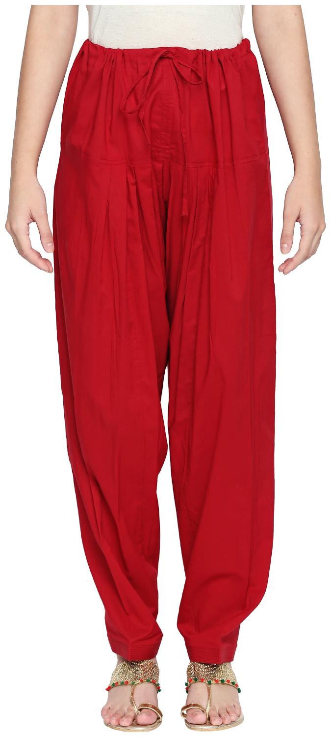 

Rangmanch By Pantaloons Cotton Salwar - Maroon