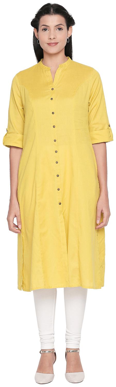 

Rangmanch by Pantaloons Adults-Women Kurta - Green