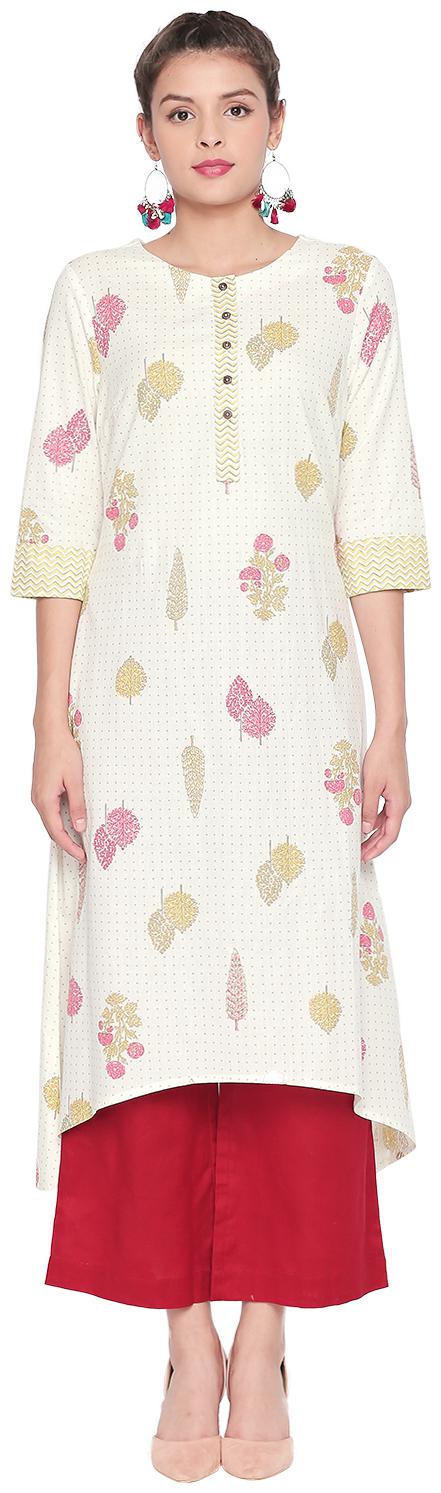 

Rangmanch by Pantaloons Kurta - White