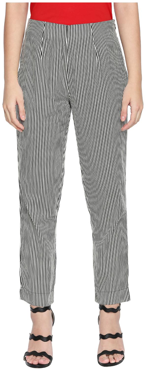 

Rangmanch By Pantaloons Women Black Regular fit Regular pants
