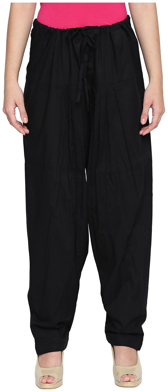 

Rangmanch By Pantaloons Cotton Salwar - Black