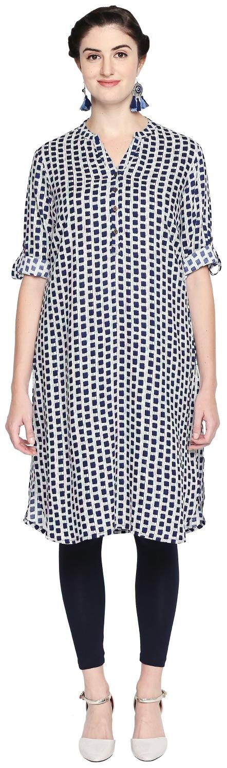 

Rangmanch By Pantaloons Women Multi Printed Straight Kurta