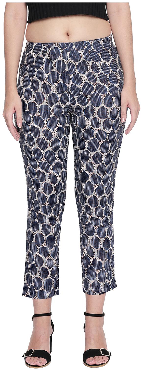 

Rangmanch By Pantaloons Women Blue Regular fit Regular pants