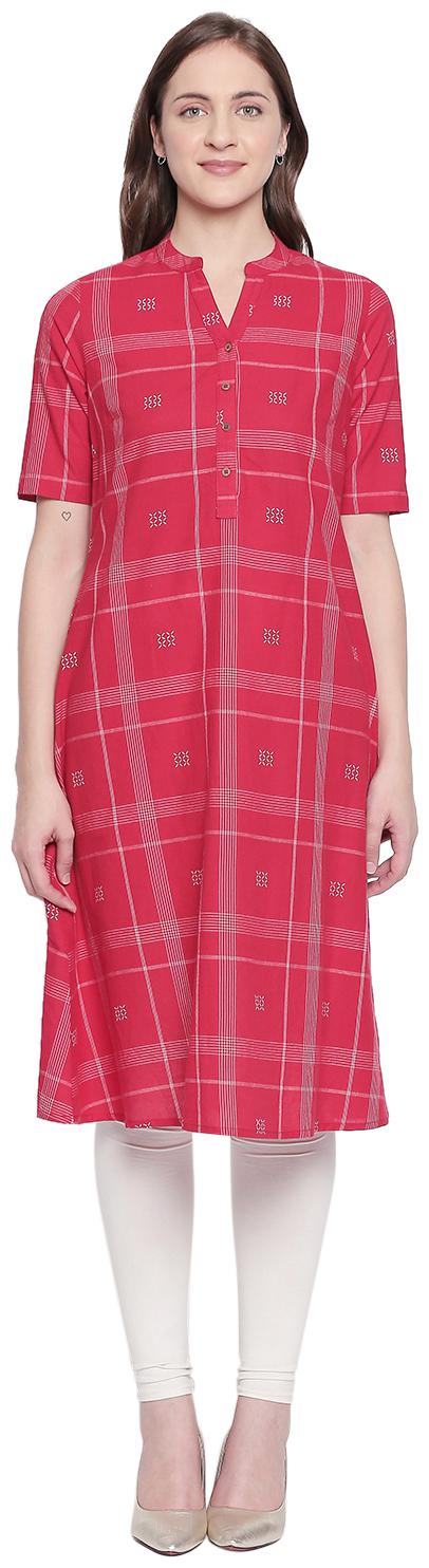 

Rangmanch by Pantaloons Women Kurta Red