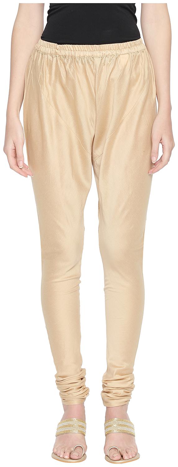 

Rangmanch By Pantaloons Blended Churidar - Beige