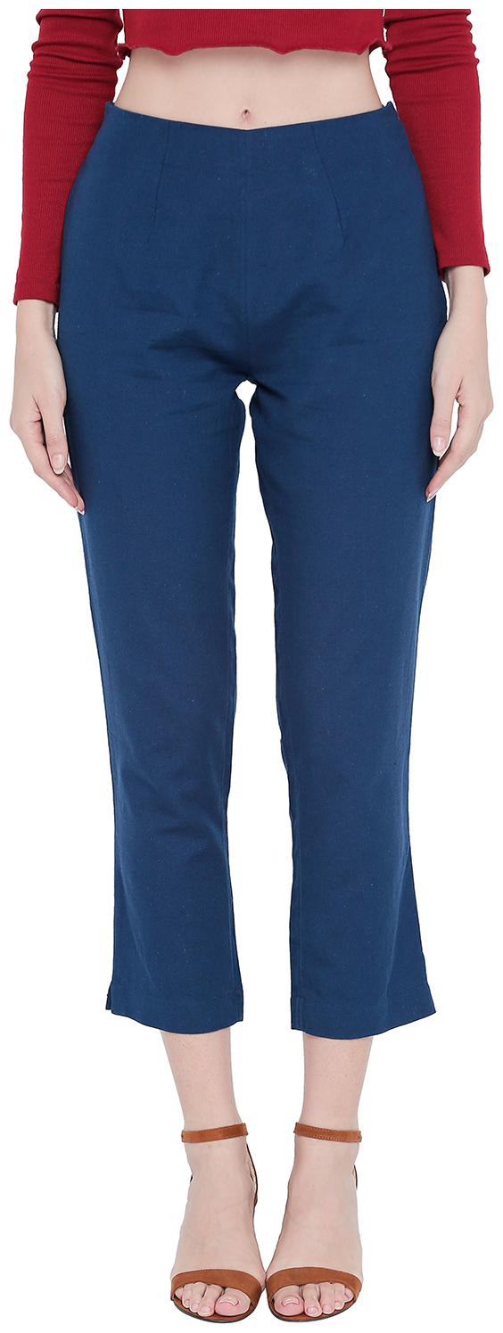 

Rangmanch By Pantaloons Women Blue Regular fit Regular pants