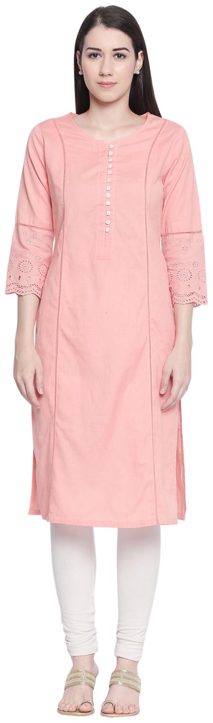 

Rangmanch by Pantaloons Women Kurta Pink