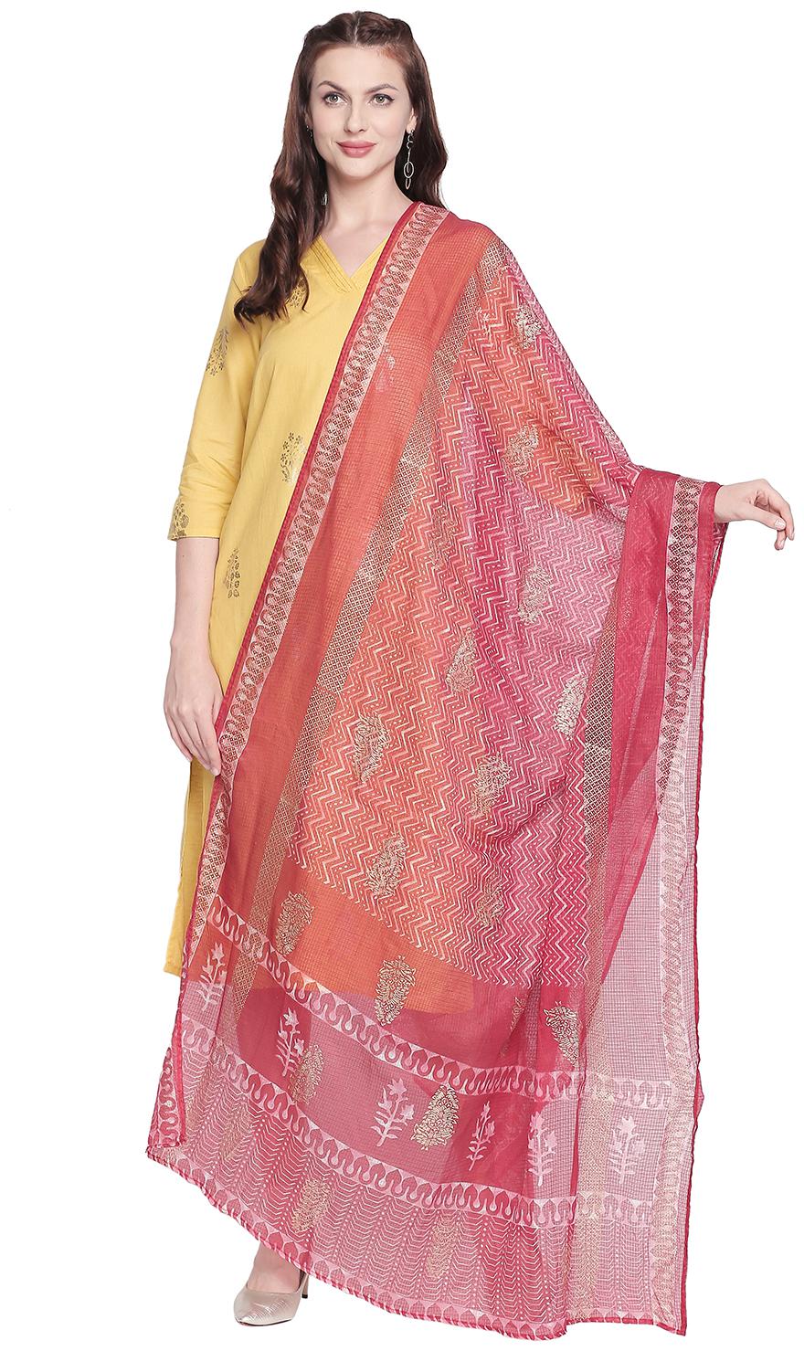 

Rangmanch by Pantaloons Women Dupatta Maroon