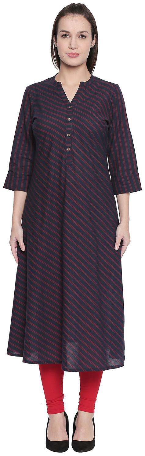 

Rangmanch by Pantaloons Adults-Women Kurta - Blue