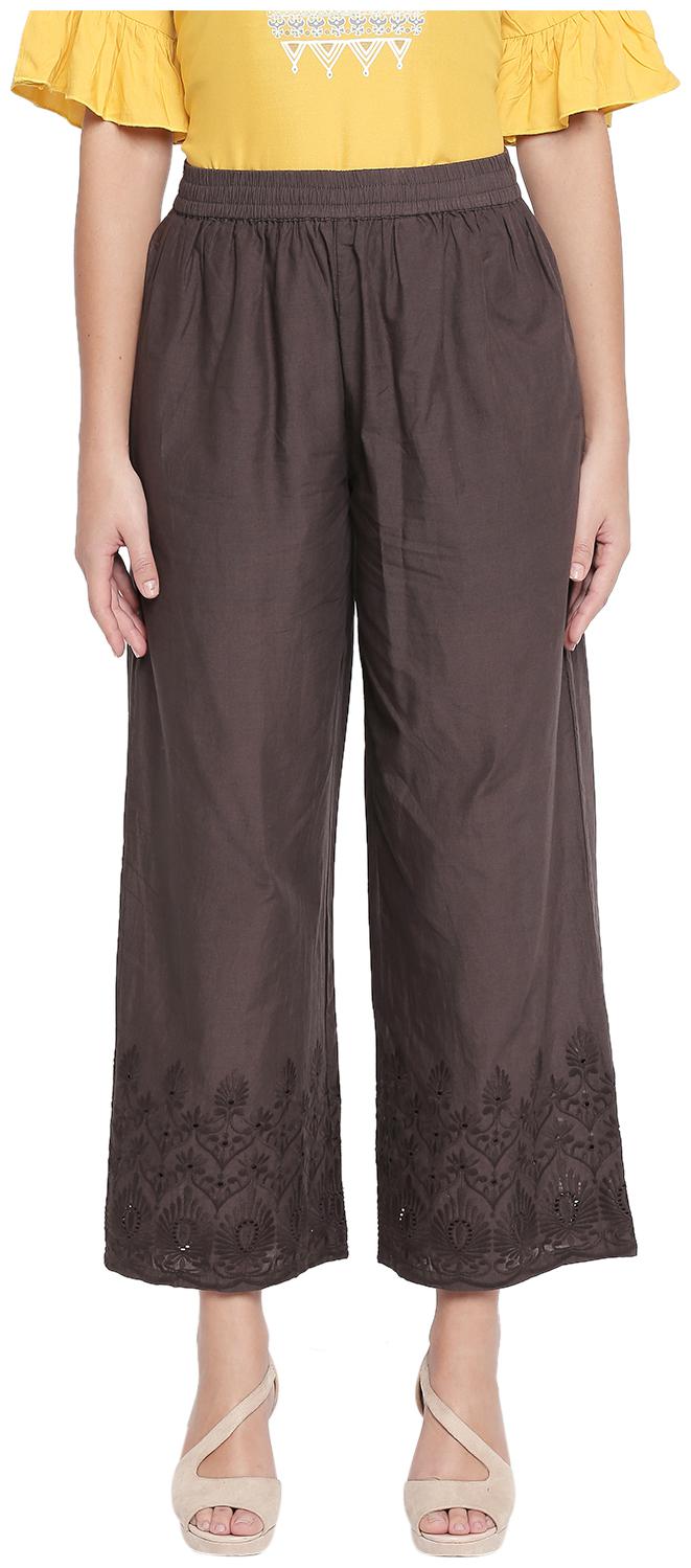 

Rangmanch By Pantaloons Women Grey Regular fit Regular pants