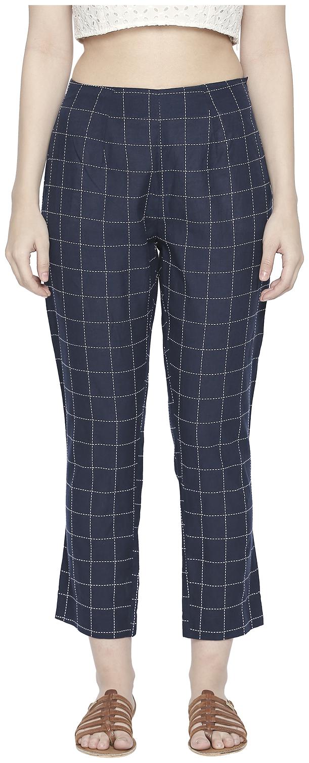 

Rangmanch By Pantaloons Women Blue Regular fit Regular pants