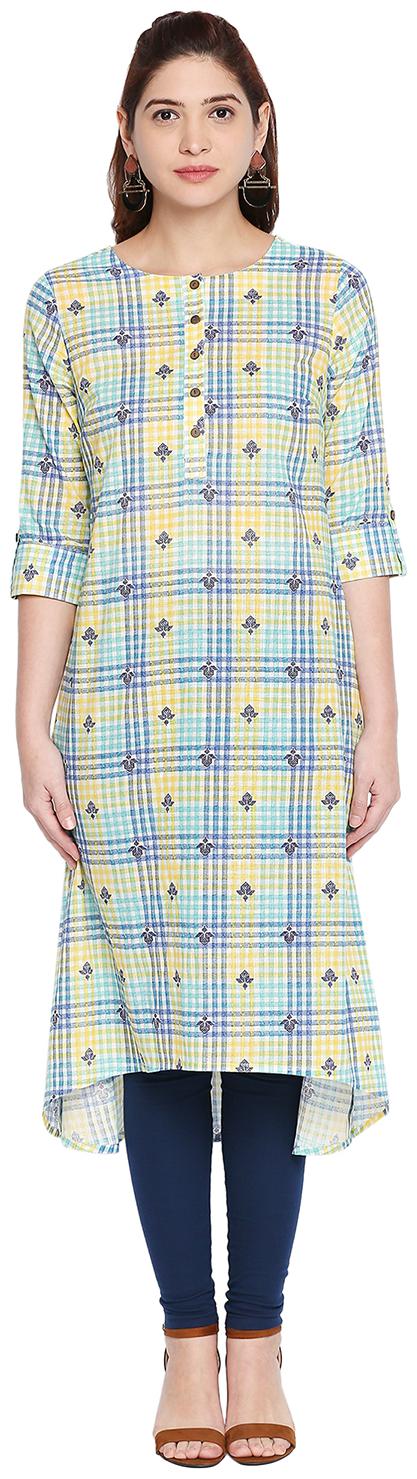 

Rangmanch By Pantaloons Women Multi Printed Straight Kurta