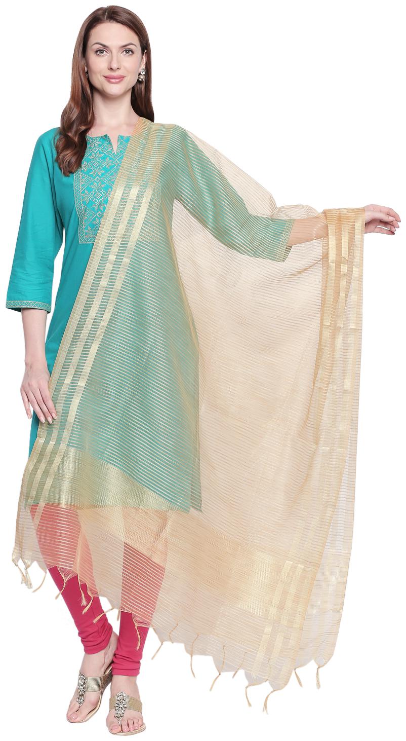 

Rangmanch by Pantaloons Women Gold Dupatta