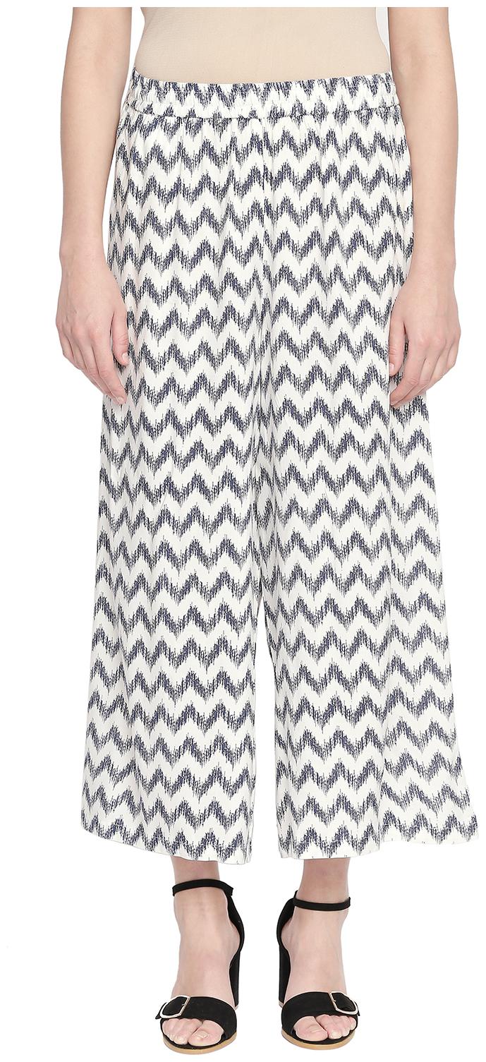 

Rangmanch by Pantaloons Women Palazzo Cream
