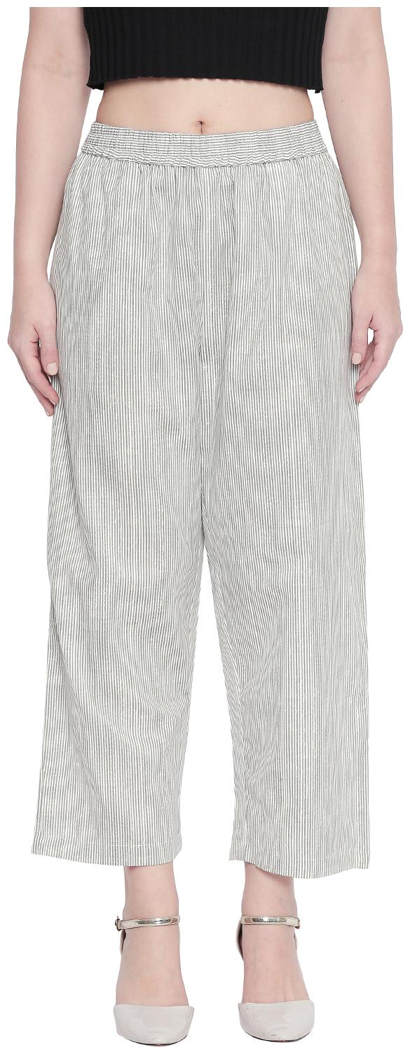 

Rangmanch By Pantaloons Women White Regular fit Regular pants