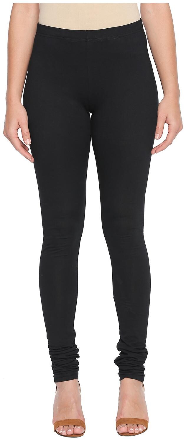 

Rangmanch By Pantaloons Cotton Churidar - Black