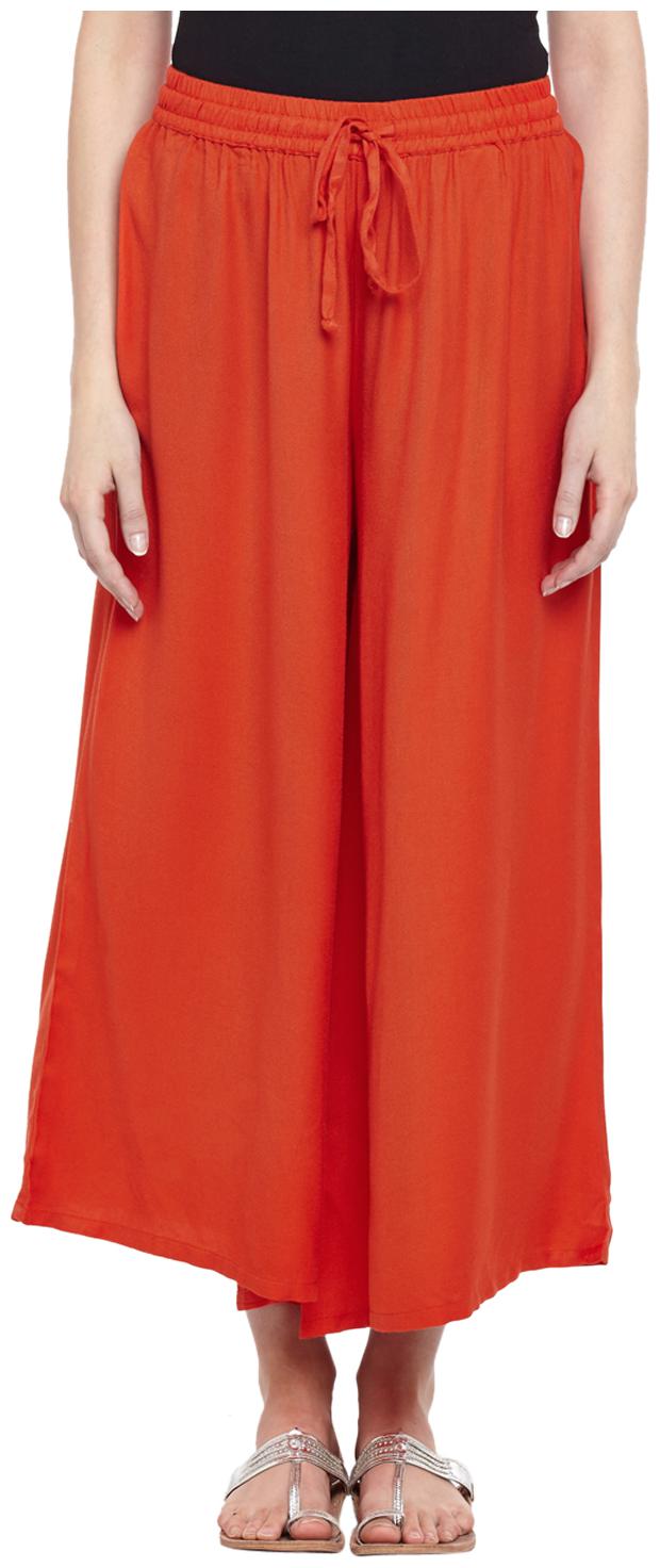 

Rangmanch by Pantaloons Women Palazzo Orange