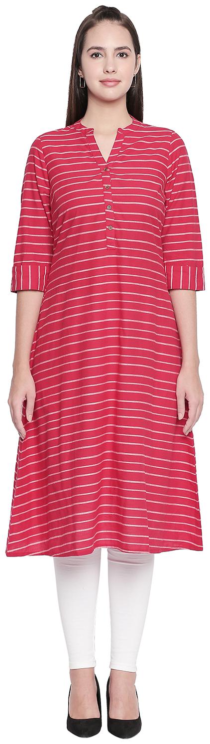 

Rangmanch by Pantaloons Adults-Women Kurta - Red