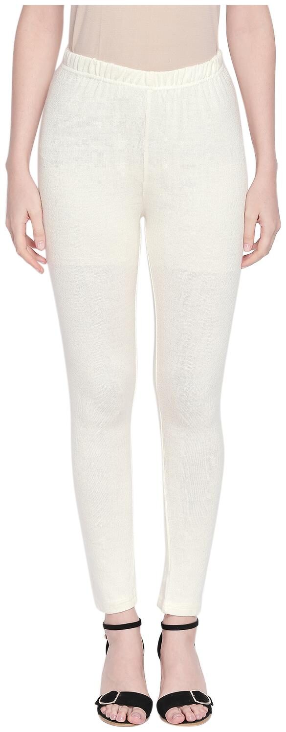 

Rangmanch by Pantaloons Women Leggings - Cream