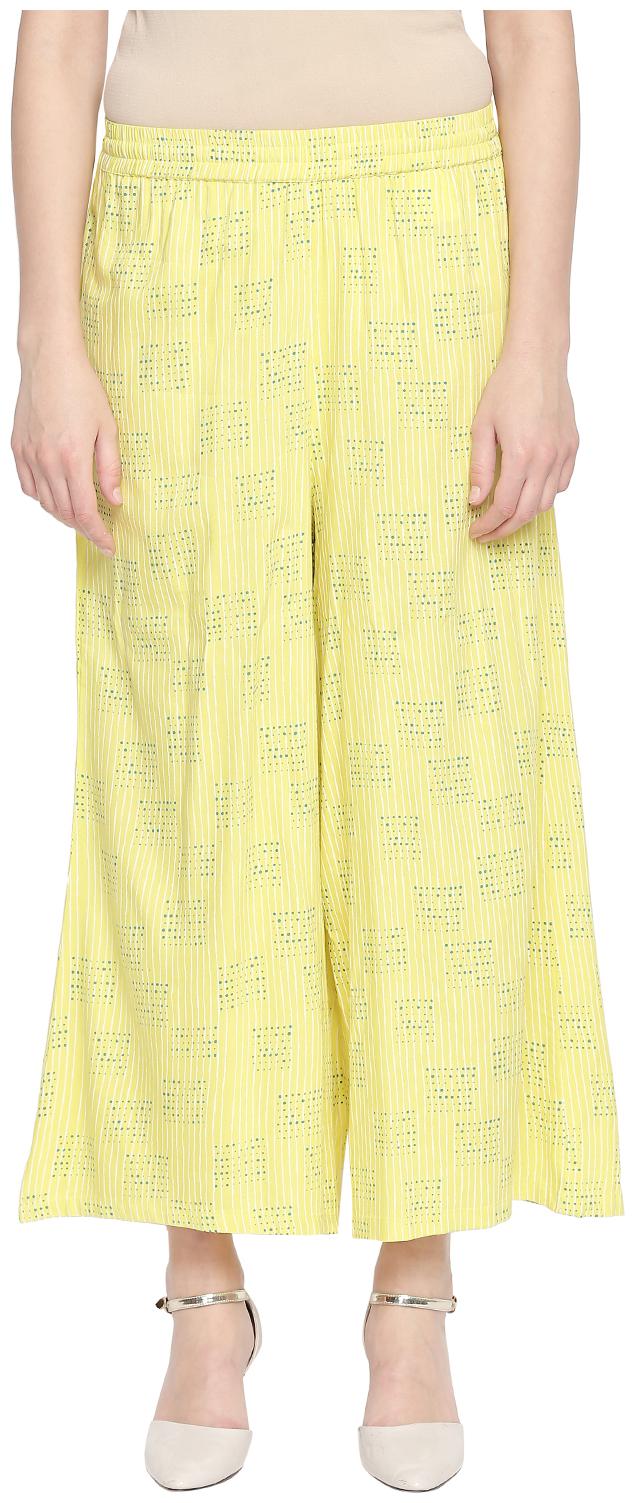 

Rangmanch by Pantaloons Women Palazzo Green