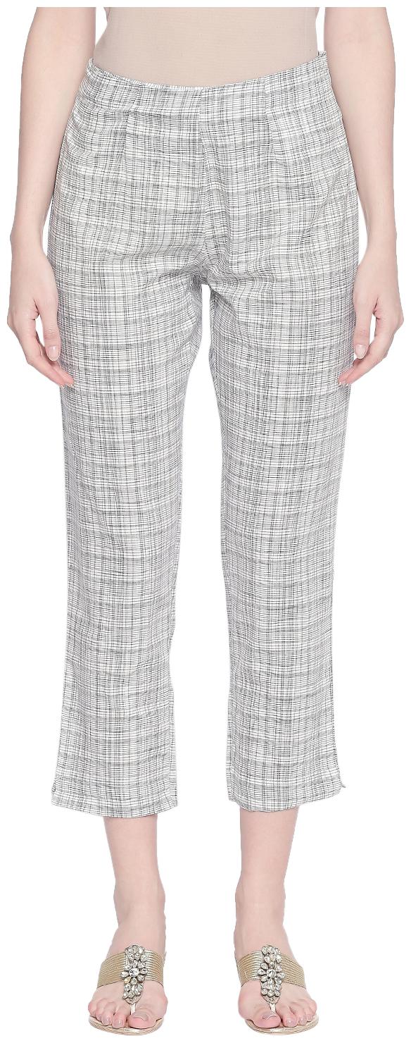 

Rangmanch By Pantaloons Women White Regular fit Regular pants