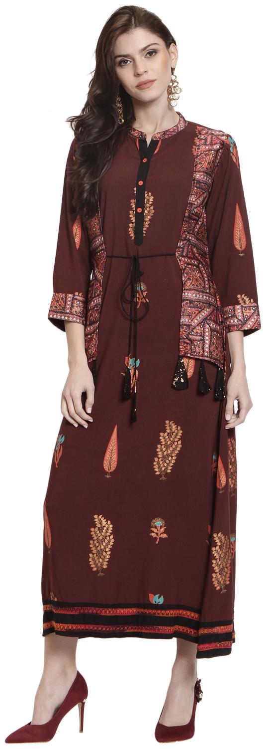 

Rangmayee Women Rayon A-Line Kurta