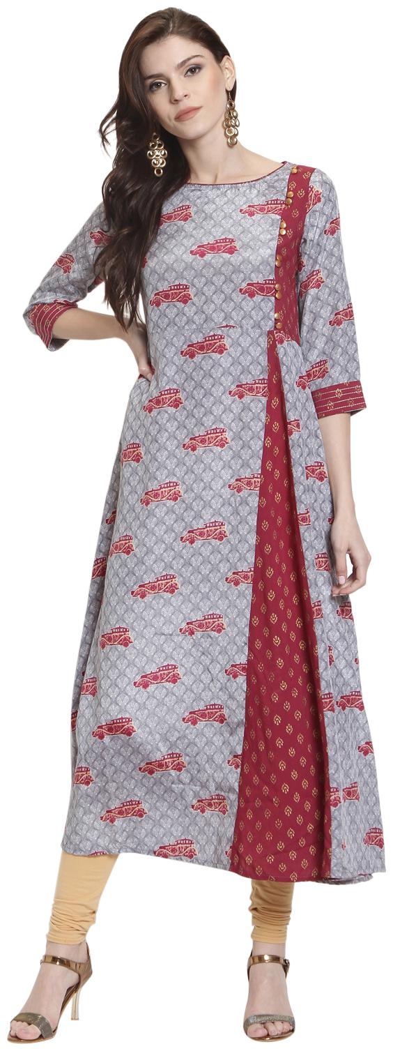

Rangmayee Women Rayon Polyester A-Line Kurta