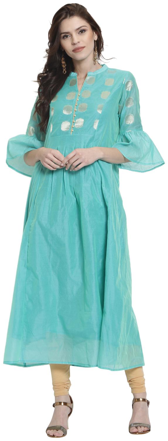 

Rangmayee Women Chanderi A-Line Kurta