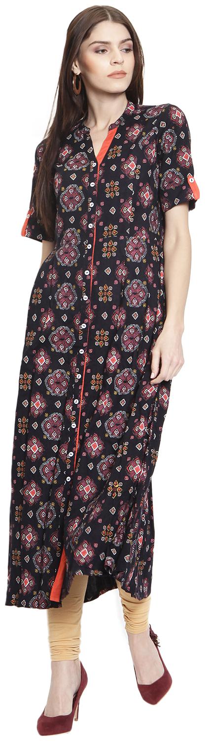 

Rangmayee Women Rayon A-Line Kurta