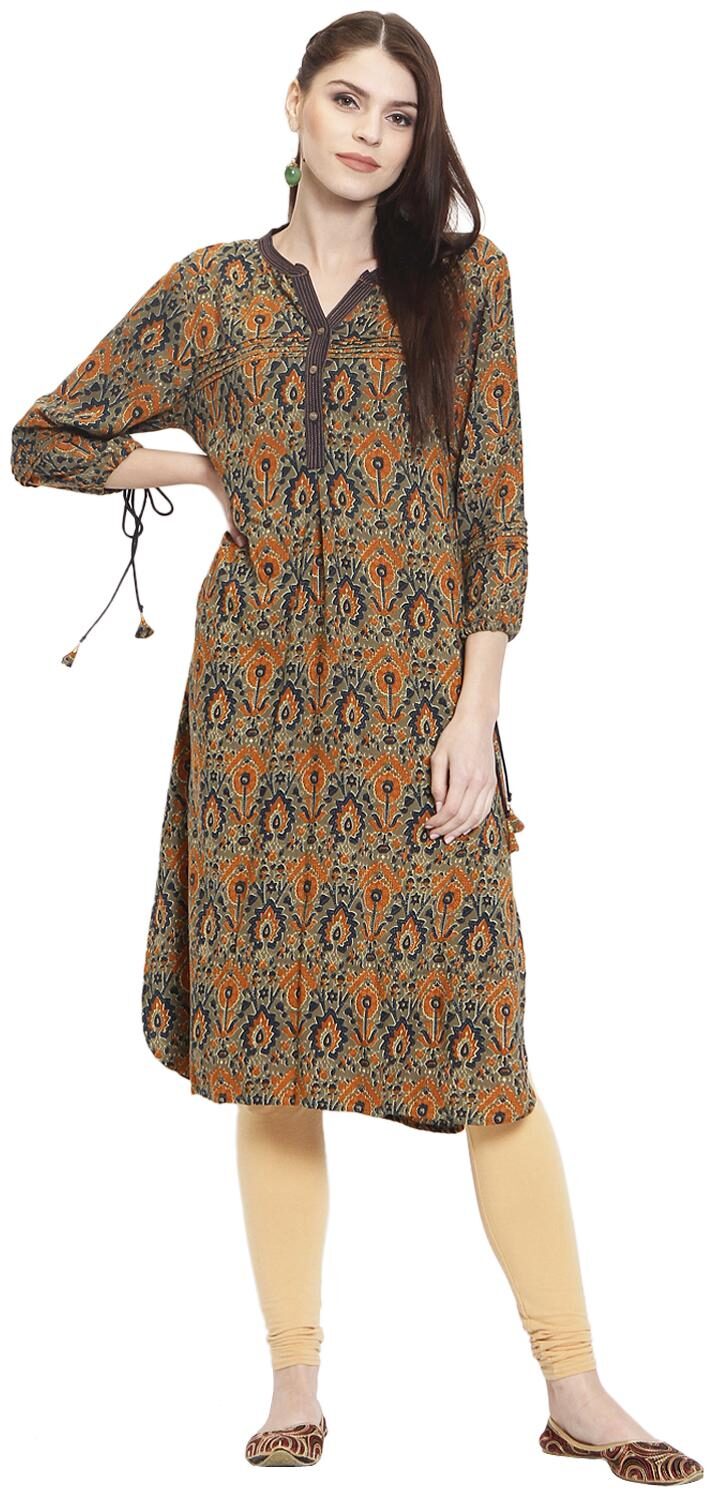 

Rangmayee Women Multi Printed Straight Kurta