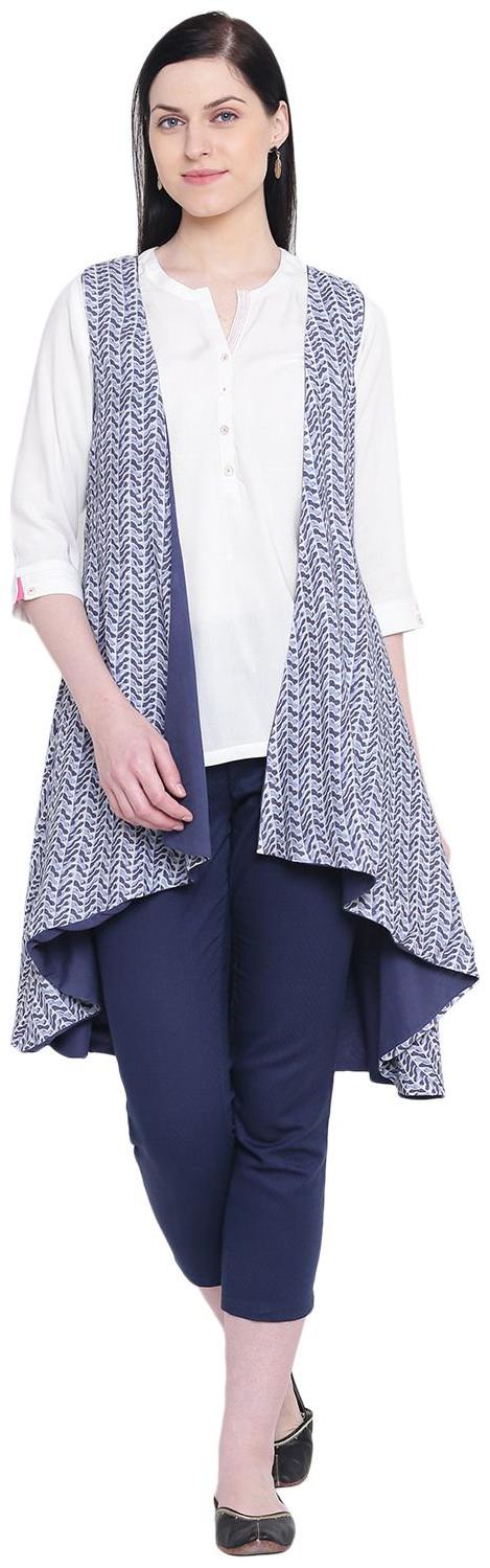 

Rangriti Women Shrug - Blue