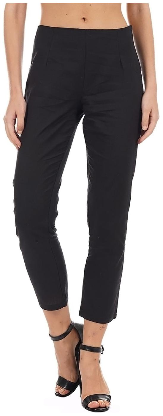 

Rangriti Women Black Slim fit Regular trousers