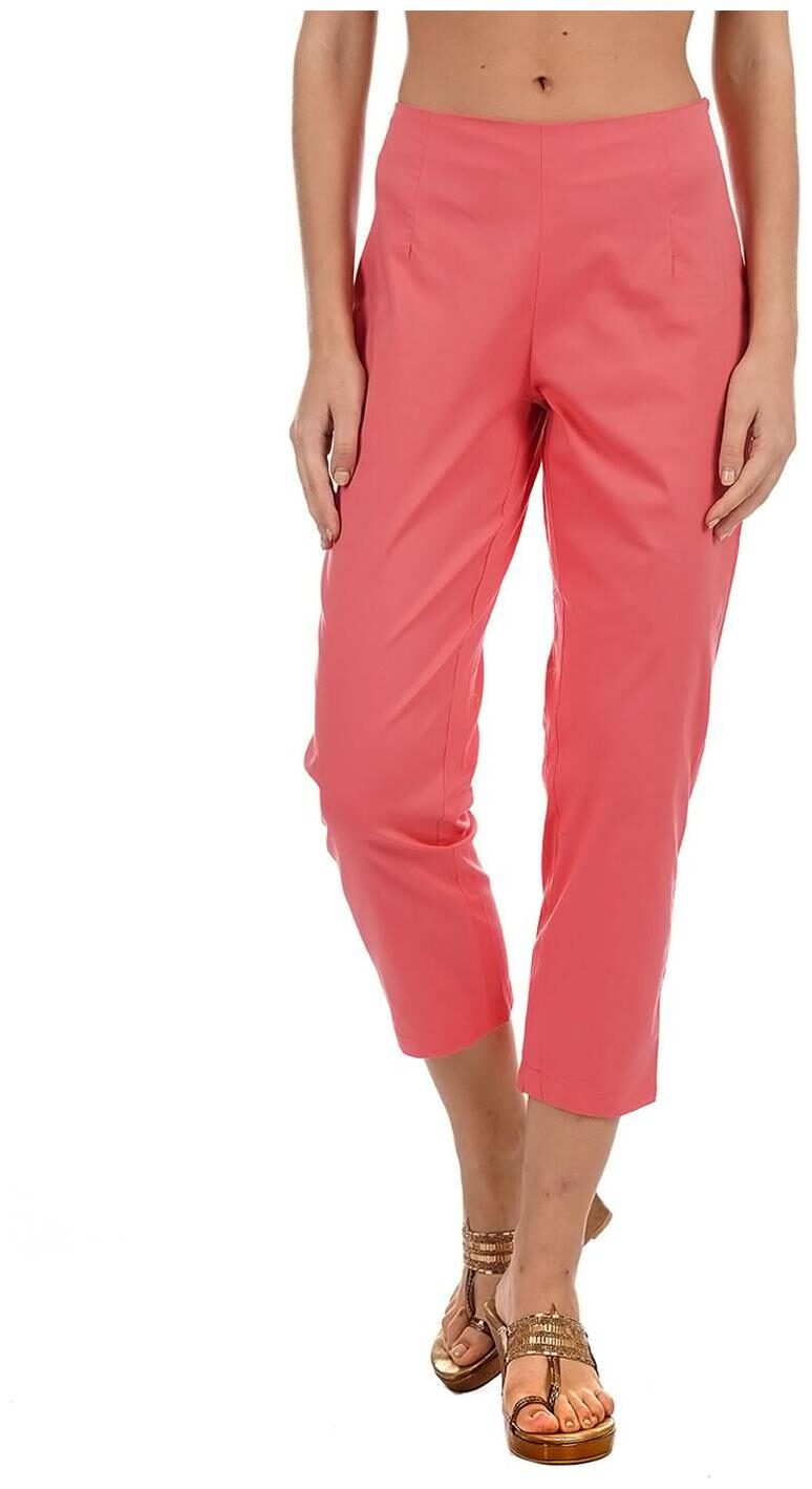 

Rangriti Women Pink Slim fit Cropped pants