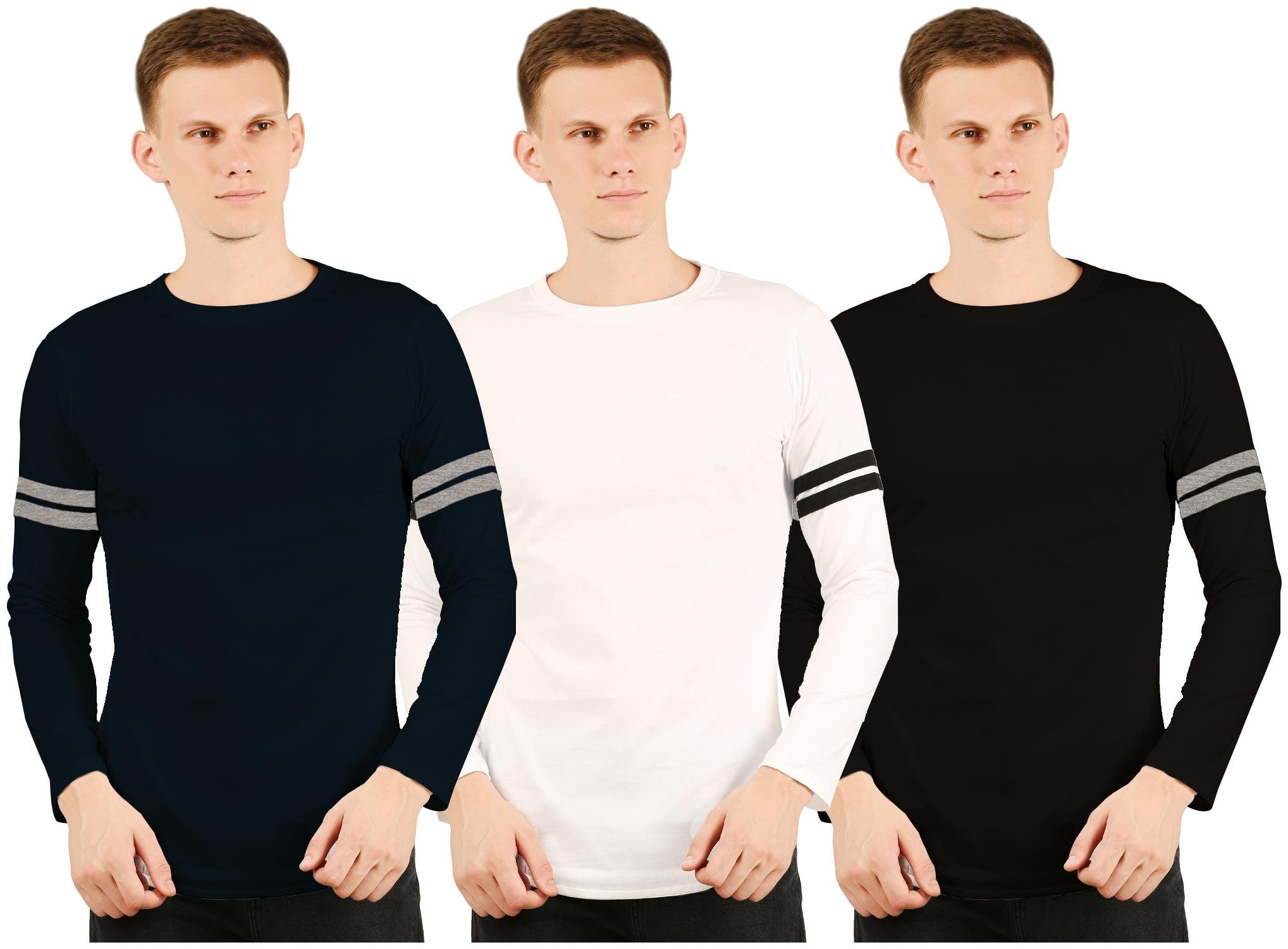 

Rawpockets Men Multi Regular fit Cotton Round neck T-Shirt - Pack Of 3
