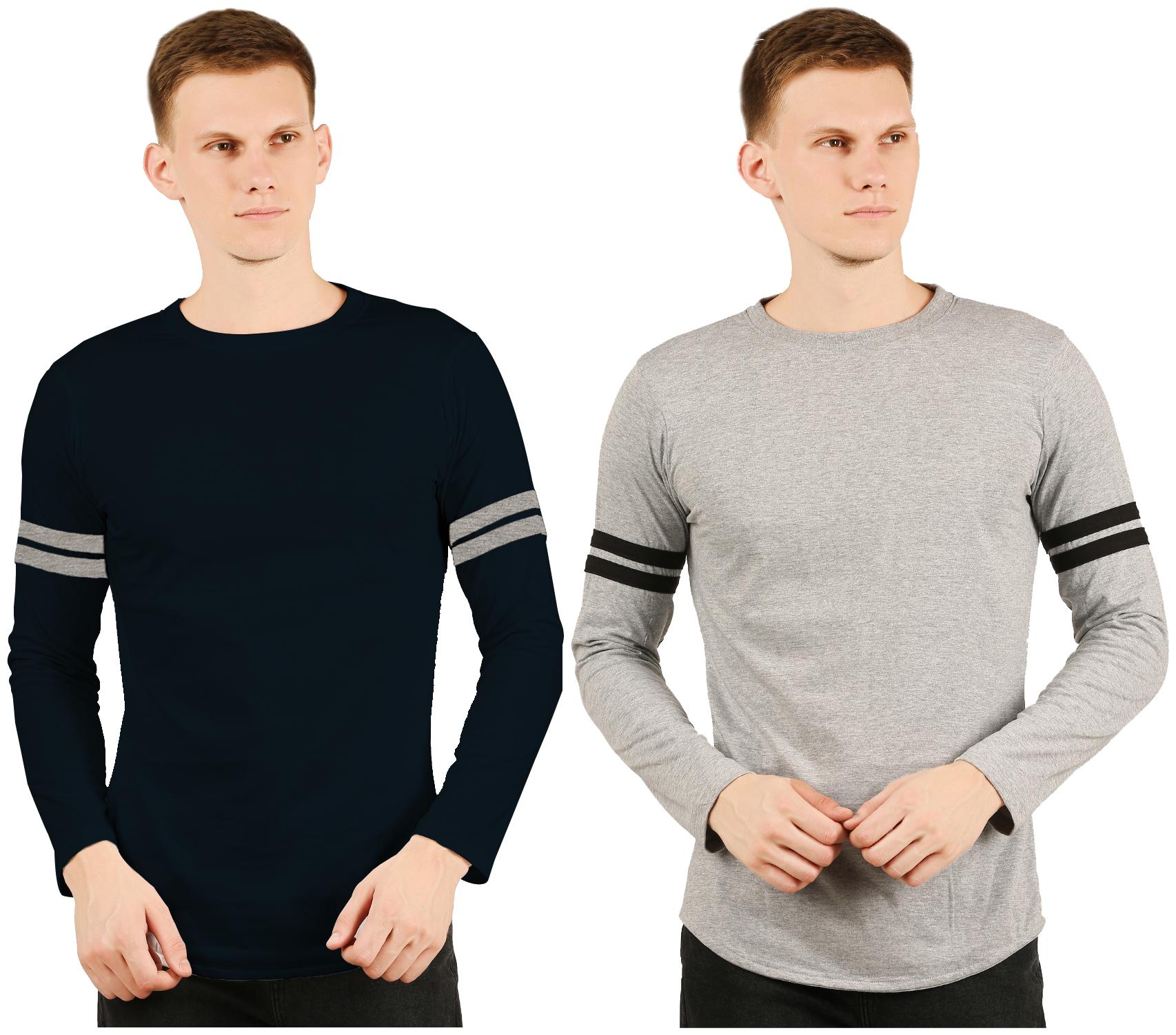

Rawpockets Men Multi Regular fit Cotton Round neck T-Shirt - Pack Of 2