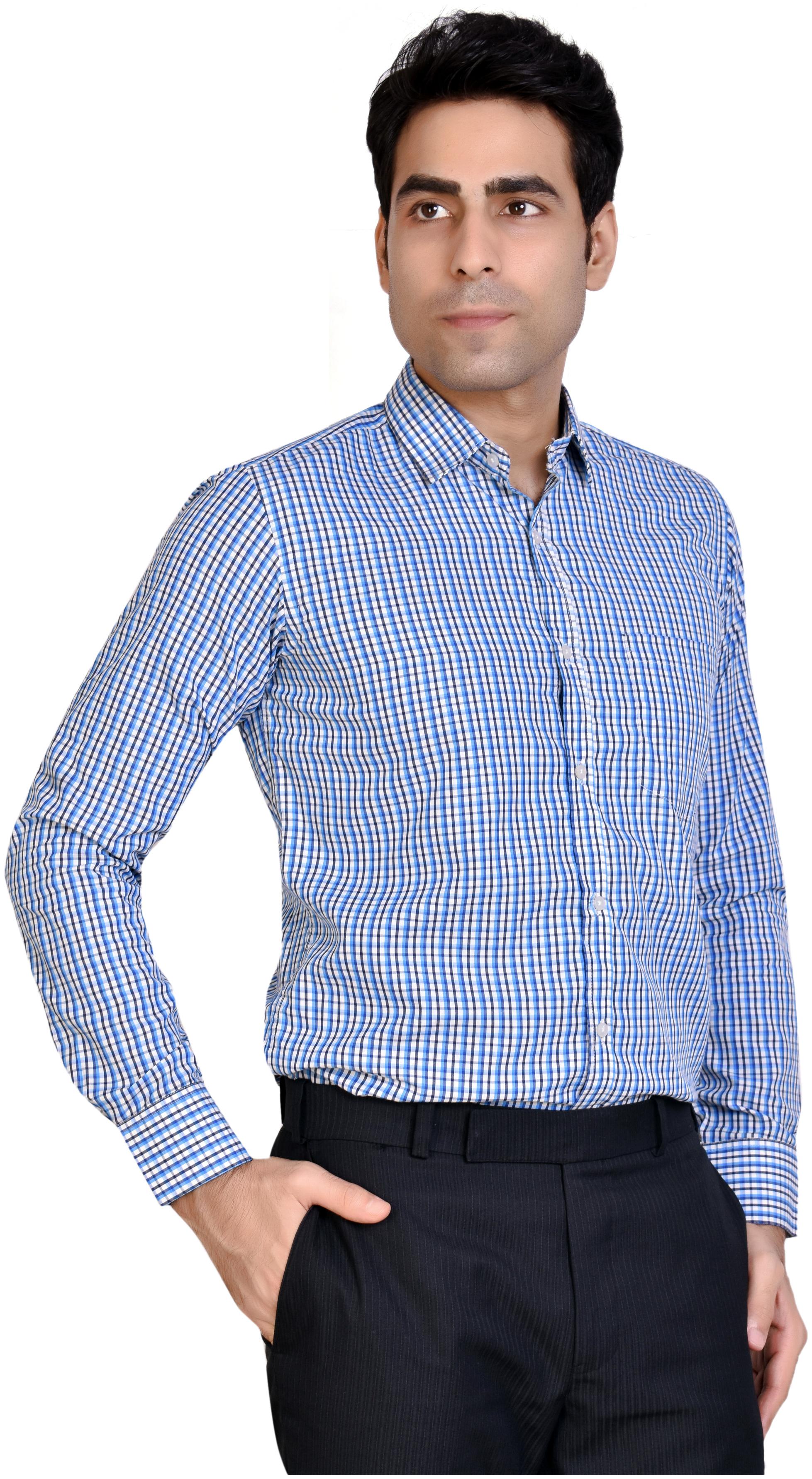 

RAYMON LOUIS Men Regular fit Formal Shirt - Blue