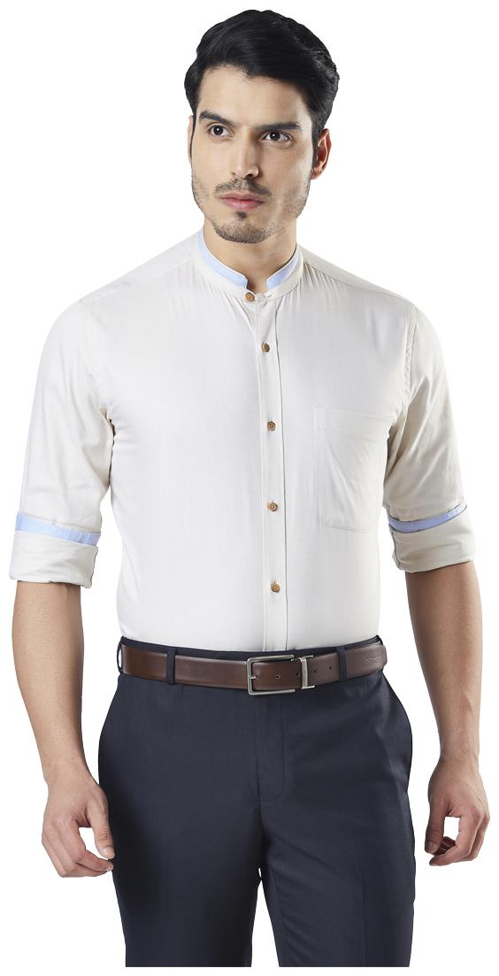 

Raymond Men Regular fit Formal Shirt - Beige