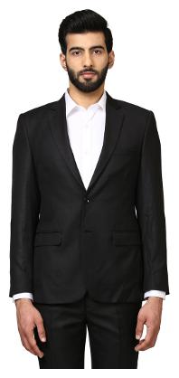 

Raymond Black Slim Fit Polyester Blend Blazer